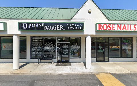 Tattoo Shop «Diamond Dagger Tattoo Studio», reviews and photos, 8894 Fort Smallwood Rd #9a, Pasadena, MD 21122, USA