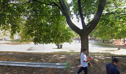 Outdoor basketball court