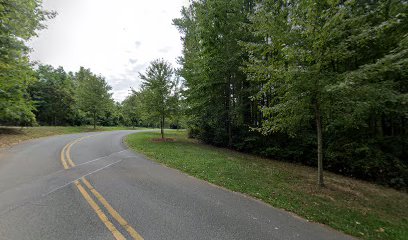 Entrance road to 'IRON HILL PARK'