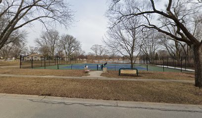 Tennis Courts at Evergreen Park