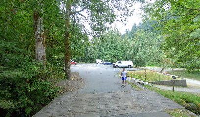 Alice Lake Parking Spot Biking