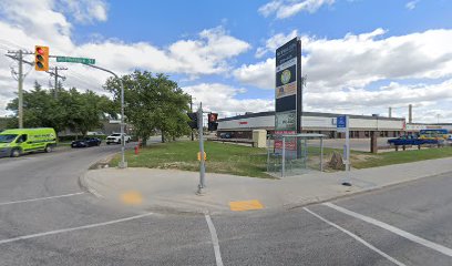 Northbound McPhillips at Jarvis (McPhillips Station)