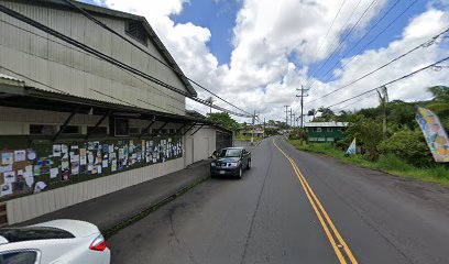 Pahoa Village Road @ nearside of Kauhale Street (Napa Auto Parts)