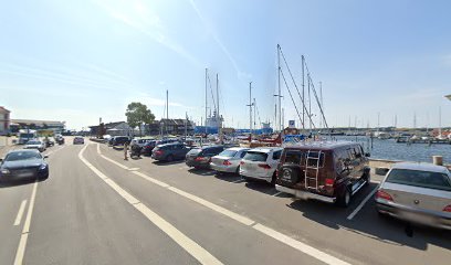 Parkering langs havnen