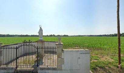 Statue de la Vierge à Aurice