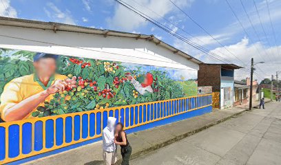 Mural campesino cafetero