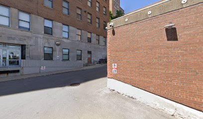 Montreal general hospital parking area