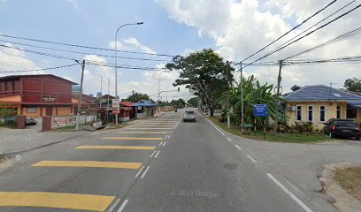 Nasi lemak ayam berempah kamarulzaman