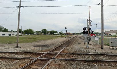 South Shore Line and Amtrak Dimond Railroad Crossing