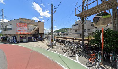 小波瀬西工大前駅駐輪場