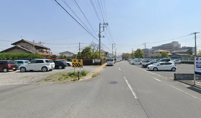 ファミリーマート滑川店付近の駐車場