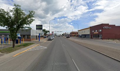 Claresholm Alberta Government Weigh Scale/ Vehicle Inspection Station
