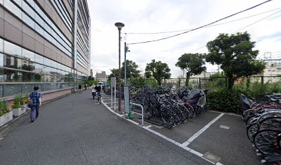 蒲田駅西口呑川横自転車駐車場