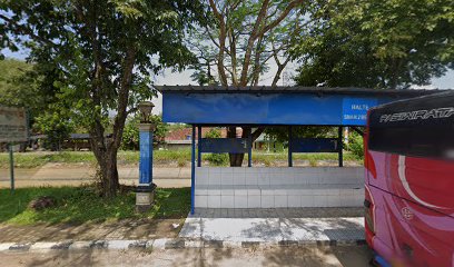 Halte SMA Negeri 2 Metro Lampung Indonesia