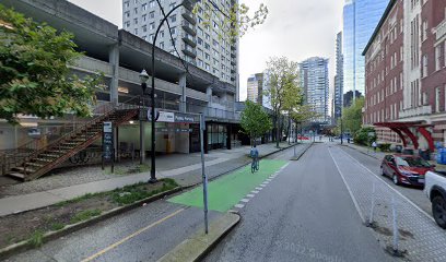 SB BURRARD ST FS NELSON ST