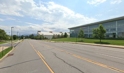 University Dr at the Pegula Ice Arena