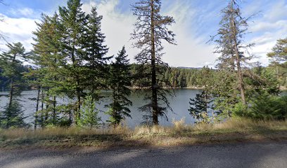 Pillar Lake boat launch area