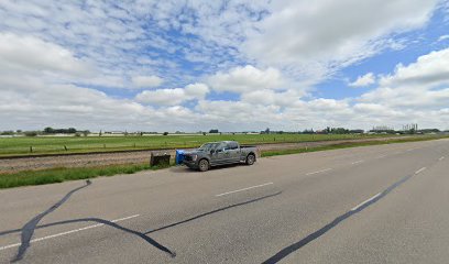 Westbound-only Rest Area - No toilets