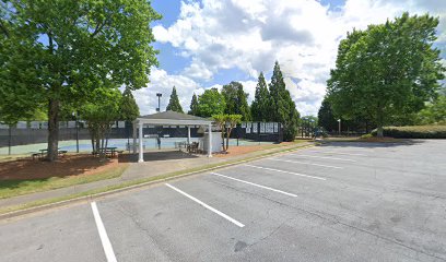 Tennis court at Ruby Forest Suwanee
