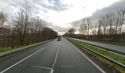 Pont autoroutier de l'A26 sur la Lys