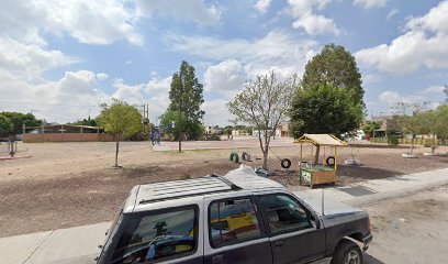 Cancha de básquetbol y fútbol