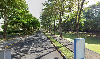 Nusa dua beach parking entrance