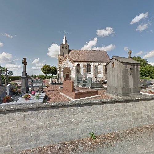 Église catholique Sainte-Berthe à Sains-lès-Pernes et son Cimetière à Sains-lès-Pernes