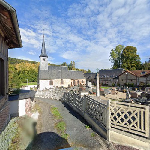 Cimetière à Tourville-sur-Pont-Audemer