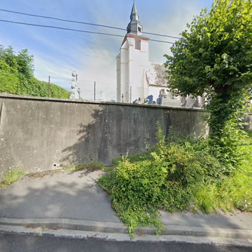 Église catholique Saint-Leu d'Huby-Saint-Leu et son Cimetière à Huby-Saint-Leu