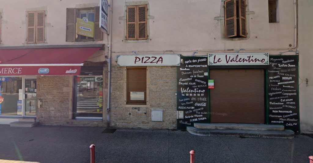 Pizzeria Valentino 71680 Crêches-sur-Saône