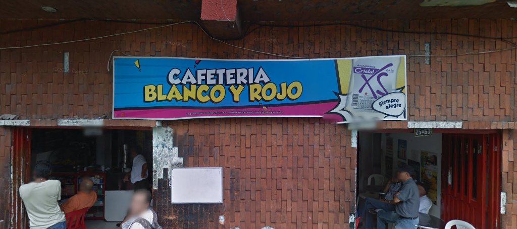Cafeteria Blanco Y Rojo