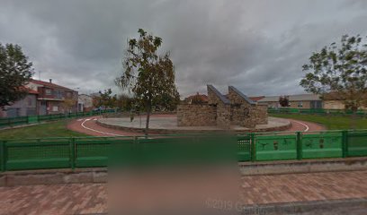 Parque infantil y jardín Trascorrales en San Justo de la Vega