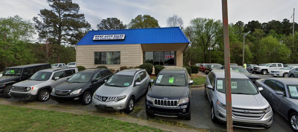 Wake Auto Sales Inc, 2310 Capital Blvd, Raleigh, NC 27604, USA, 