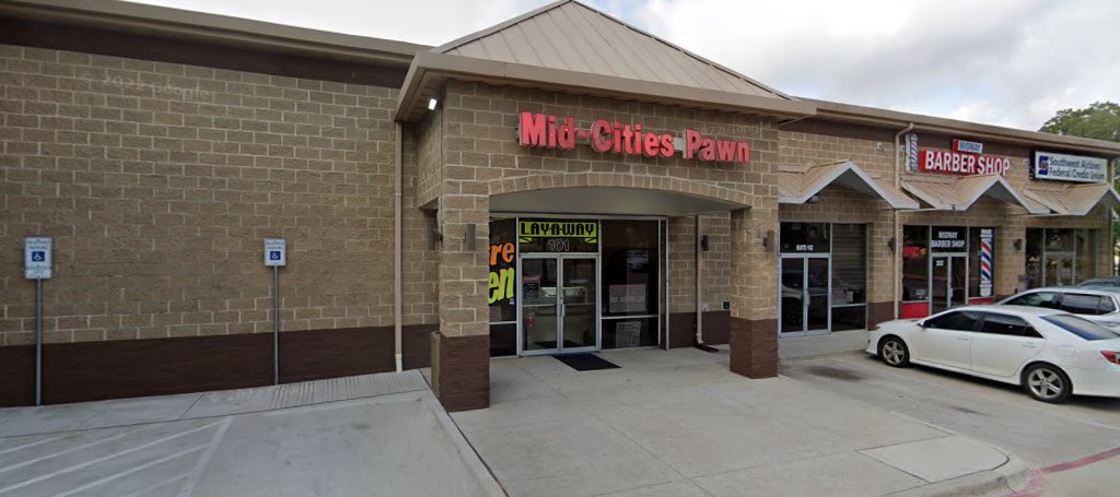 Mid Cities Pawn, 801 W Euless Blvd # 101, Euless, TX 76040, USA, 