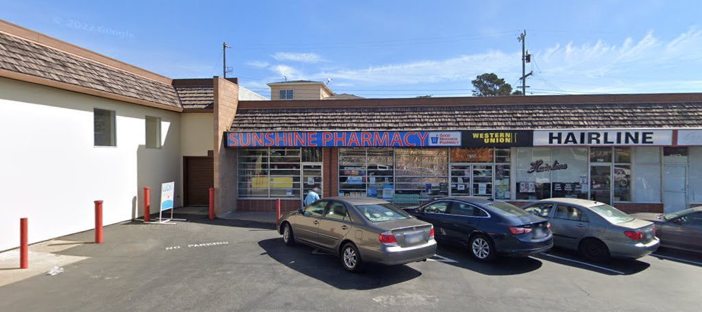 Sunshine Center Pharmacy, 1166 Mission Rd, South San Francisco, CA 94080, USA, 