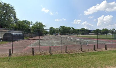 Cutler Township Park-tennis court