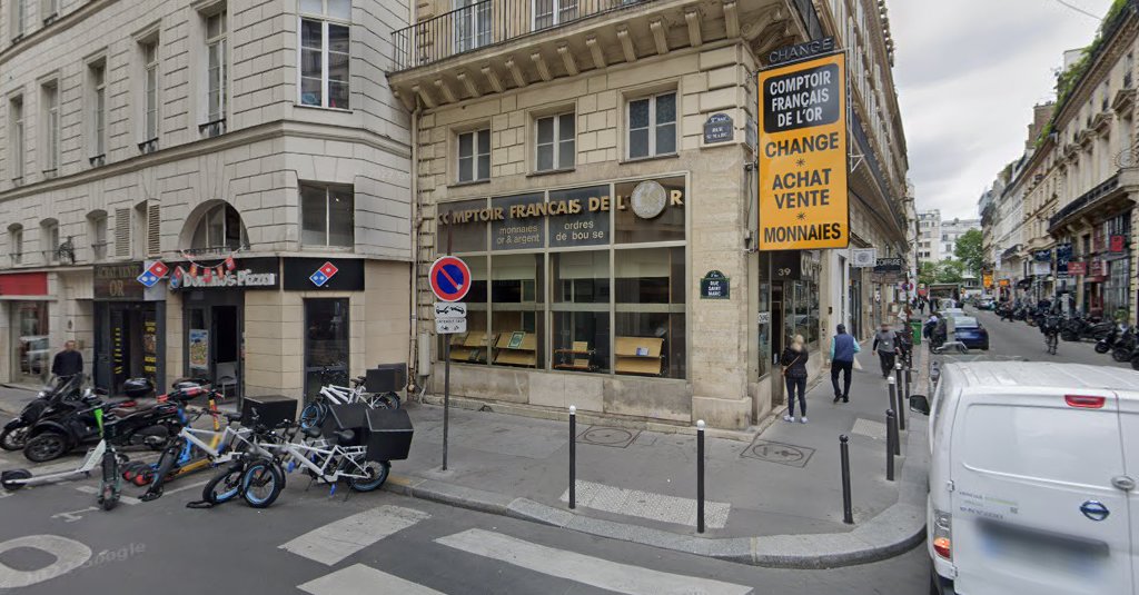 - Checkpoint : corner of Rue Vivienne and rue Saint-Marc Paris