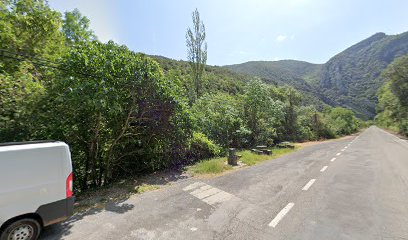 Zona de escalada de La Garona P2 en Salvatierra de Esca